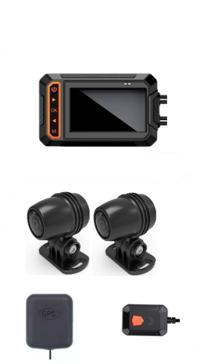 Color: Set9 - Motorcycle Remote Monitoring Driving Recorder - Premium Car Mirror Video from Rapidvehicles - Just $175.99! Shop now at Rapidvehicles