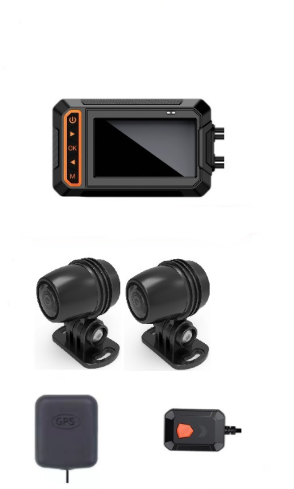 Color: Set8 - Motorcycle Remote Monitoring Driving Recorder - Premium Car Mirror Video from Rapidvehicles - Just $166.99! Shop now at Rapidvehicles