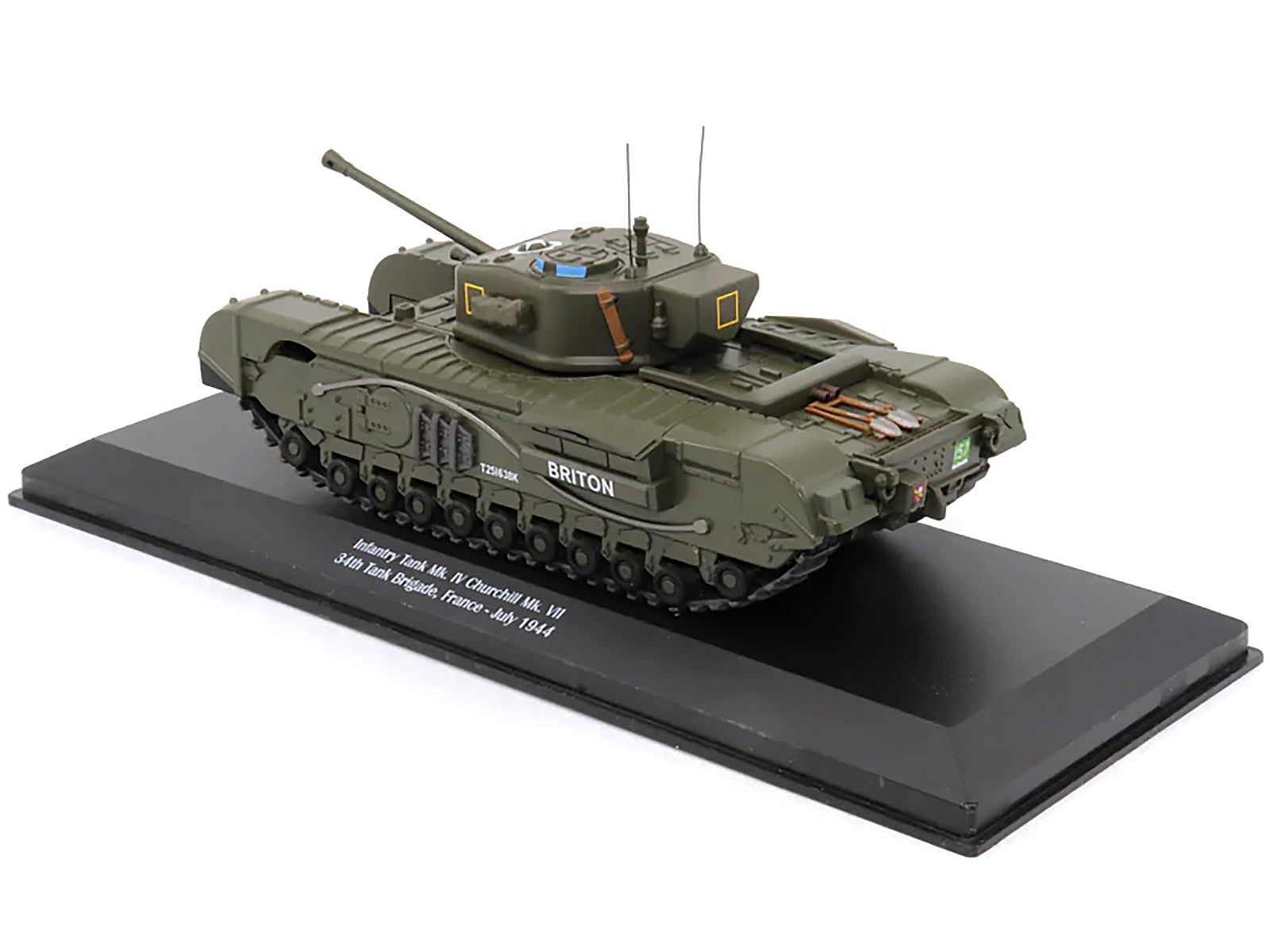 Infantry Tank Mk. IV Churchill Mk. VII "Briton" "UK 34th Tank Brigade France July 1944" 1/43 Diecast Model by AFVs of WWII - Premium Tanks and AFV's from AFV's of WWII - Just $70.49! Shop now at Rapidvehicles