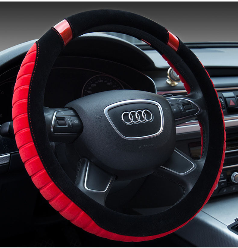 Steering wheel short plush car handle - Premium Steering Covers from Rapidvehicles - Just $27.17! Shop now at Rapidvehicles