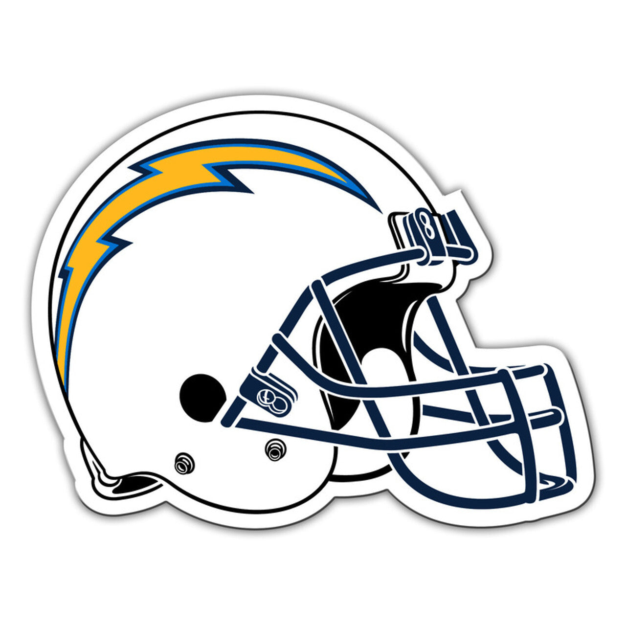 Los Angeles Chargers Magnet Car Style 12 Inch Helmet Design CO - Premium Teams from Fremont Die - Just $33.69! Shop now at Rapidvehicles