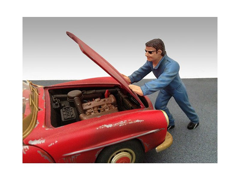 Mechanic Ken Figurine for 1/18 Scale Models by American Diorama - Premium Figures from American Diorama - Just $32.99! Shop now at Rapidvehicles