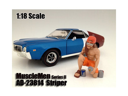 Musclemen "Striper" Figure For 1:18 Scale Models by American - Premium Figures from American Diorama - Just $34.99! Shop now at Rapidvehicles