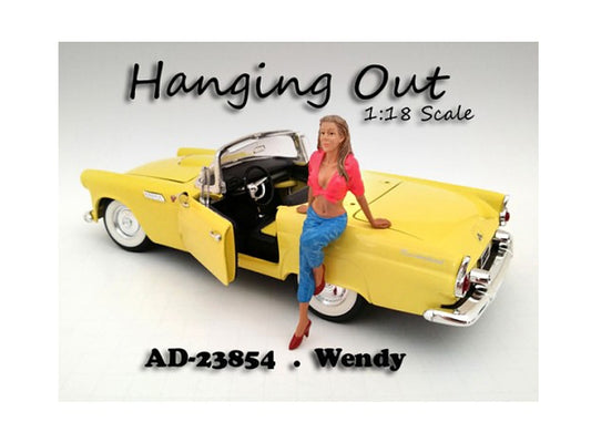 "Hanging Out" Wendy Figurine for 1/18 Scale Models by American - Premium Figures from American Diorama - Just $32.99! Shop now at Rapidvehicles