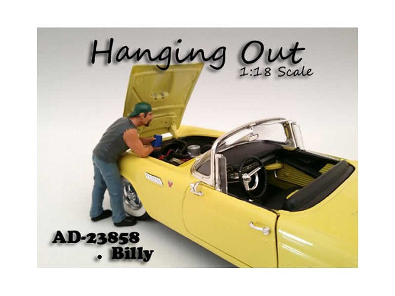 "Hanging Out" Billy Figure For 1:18 Scale Models by American - Premium Figures from American Diorama - Just $31.99! Shop now at Rapidvehicles