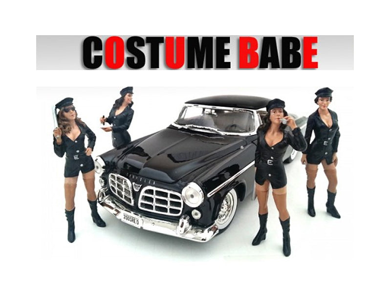 "Costume Babes" 4 Piece Figure Set For 1:18 Scale Models by American Diorama - Premium Figures from American Diorama - Just $70.99! Shop now at Rapidvehicles