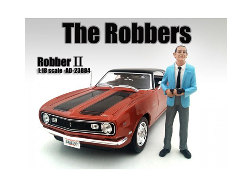 "The Robbers" Robber II Figure For 1:18 Scale Models by American Diorama - Premium Figures from American Diorama - Just $24.99! Shop now at Rapidvehicles