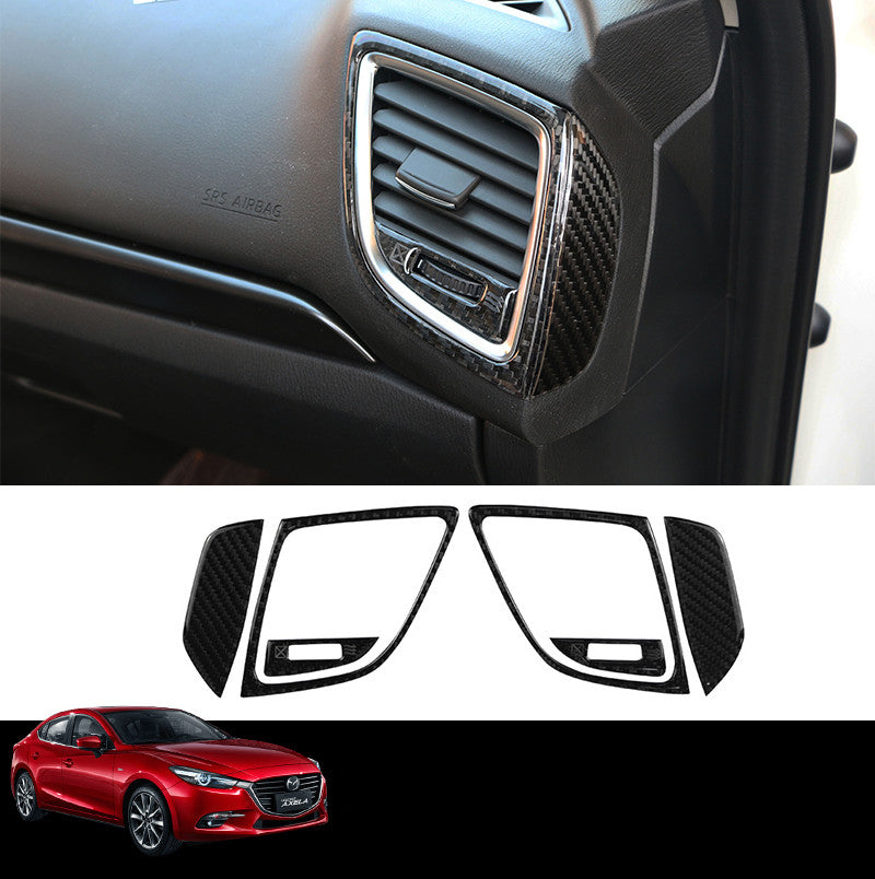 Color: Wind stickers - Angkesera Lip Front Bumper Big Mouth Fangs Carbon Fiber Angkesera Decoration - Premium Car Stickers from Rapidvehicles - Just $25.99! Shop now at Rapidvehicles