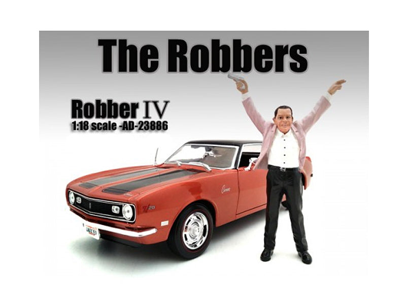 "The Robbers" Robber IV Figure For 1:18 Scale Models by American Diorama - Premium Figures from American Diorama - Just $24.99! Shop now at Rapidvehicles