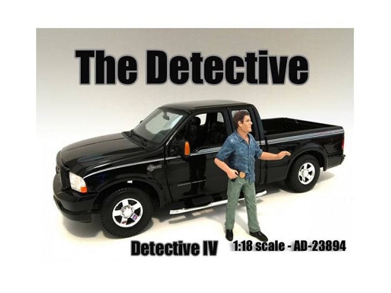 "The Detective #4" Figure For 1:18 Scale Models by American Diorama - Premium Figures from American Diorama - Just $24.99! Shop now at Rapidvehicles