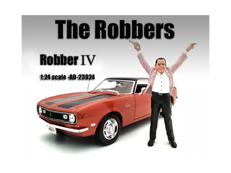 "The Robbers" Robber IV Figure For 1:24 Scale Models by American - Premium Figures from American Diorama - Just $26.09! Shop now at Rapidvehicles