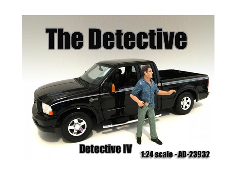 "The Detective #4" Figure For 1:24 Scale Models by American Diorama - Premium Figures from American Diorama - Just $22.99! Shop now at Rapidvehicles