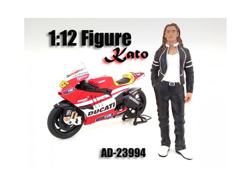 Biker Kato Figure / Figure For 1:12 Scale Motorcycles by American - Premium Figures from American Diorama - Just $41.99! Shop now at Rapidvehicles