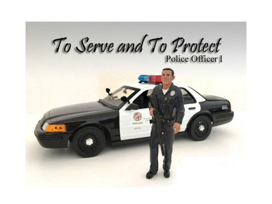 Police Officer I Figure For 1:18 Scale Models by American Diorama - Premium Figures from American Diorama - Just $32.99! Shop now at Rapidvehicles