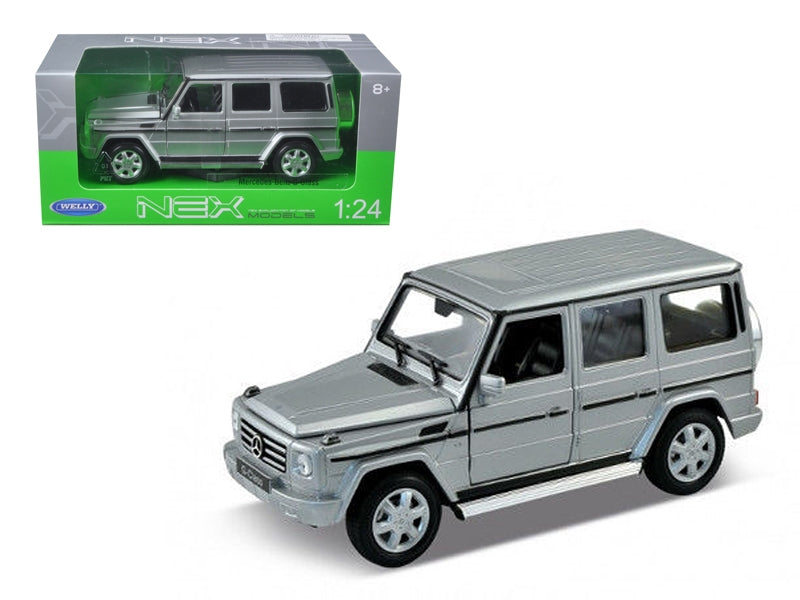 Mercedes Benz G Class Wagon Silver 1/24-1/27 Diecast Model Car by - Premium Mercedes Models from Welly - Just $56.69! Shop now at Rapidvehicles