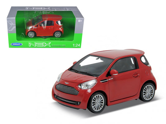Aston Martin Cygnet Red 1/24 Diecast Car Model by Welly - Premium Toys from Scarlet Sooty - Just $47.99! Shop now at Rapidvehicles