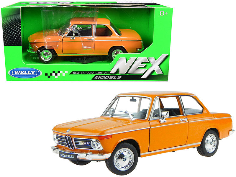 BMW 2002ti Orange 1/24 Diecast Model Car by Welly - Premium BMW Models from Welly - Just $42.99! Shop now at Rapidvehicles