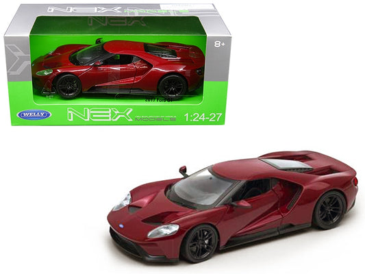 2017 Ford GT Red 1/24 - 1/27 Diecast Model Car by Welly - Premium Ford Models from Welly - Just $58.49! Shop now at Rapidvehicles