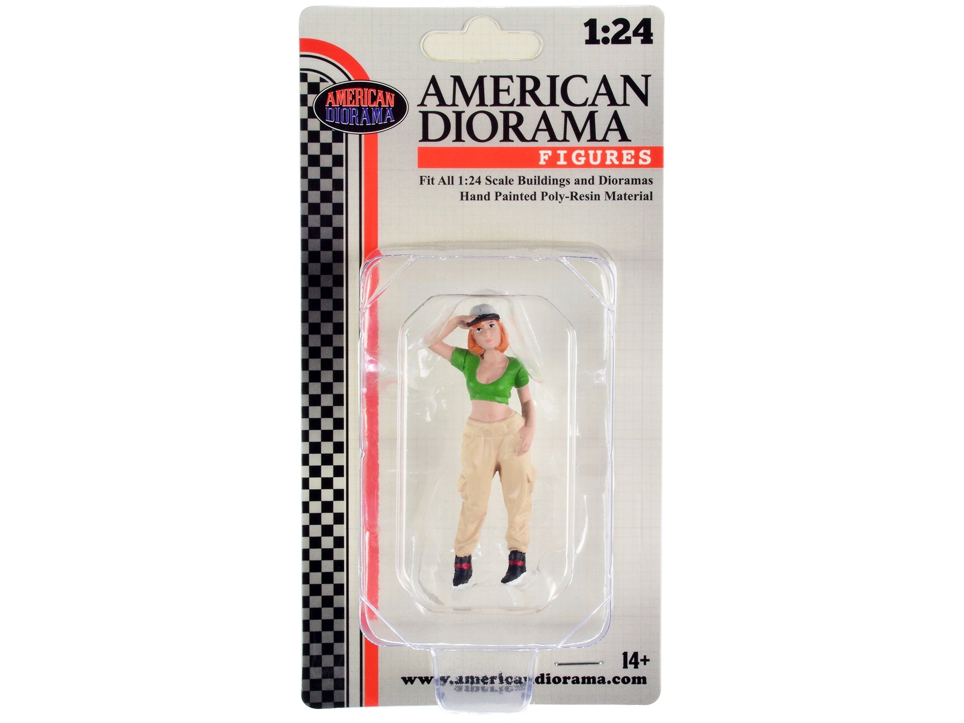 "Hip Hop Girls" Figure 1 for 1/24 Scale Models by American - Premium Figures from American Diorama - Just $28.99! Shop now at Rapidvehicles