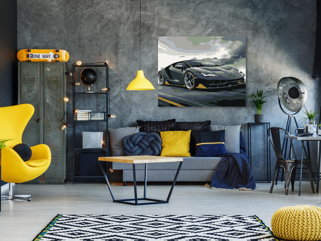 Paint by Numbers - LAMBORGHINI - Premium Home & Garden from Erin Medea - Just $23.99! Shop now at Rapidvehicles