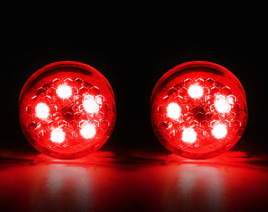 Color: Red, Style: 5LED - Car LED door warning light - Premium Other Replacement Parts from Rapidvehicles - Just $13.99! Shop now at Rapidvehicles