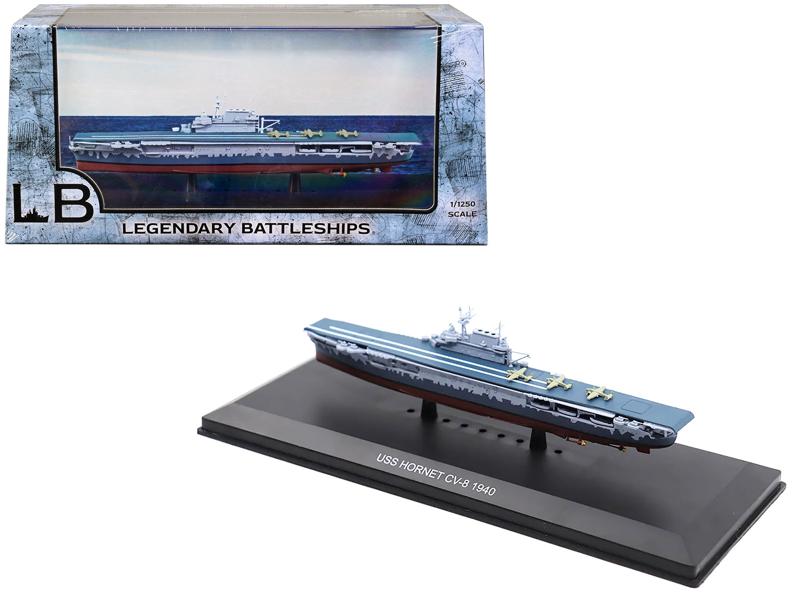 USS Hornet CV-8 Aircraft Carrier (1940) 1/1250 Diecast Model by Legendary Battleships - Premium Vessels and Battle Ships from Legendary Battleships - Just $58.99! Shop now at Rapidvehicles