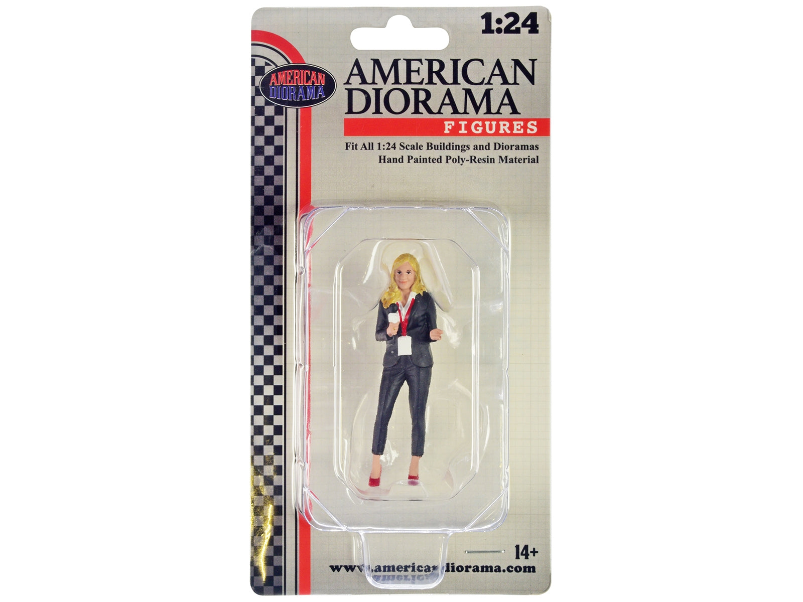 "On-Air" Figure 1 for 1/24 Scale Models by American Diorama - Premium Figures from American Diorama - Just $22.99! Shop now at Rapidvehicles