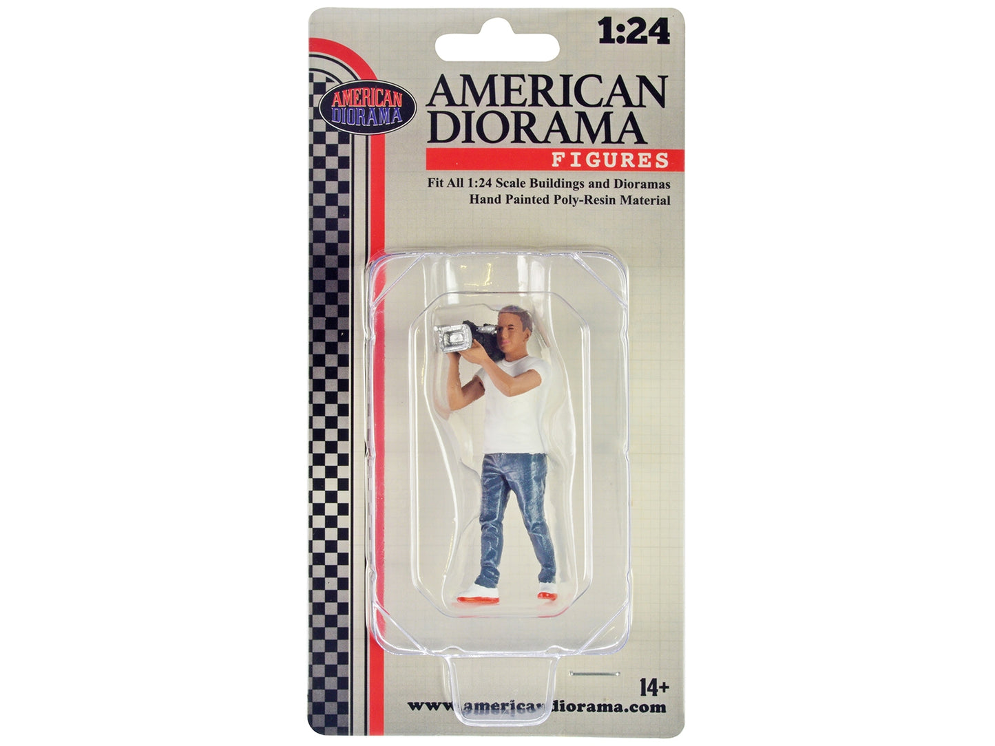 "On-Air" Figure 3 for 1/24 Scale Models by American Diorama - Premium Figures from American Diorama - Just $25.99! Shop now at Rapidvehicles