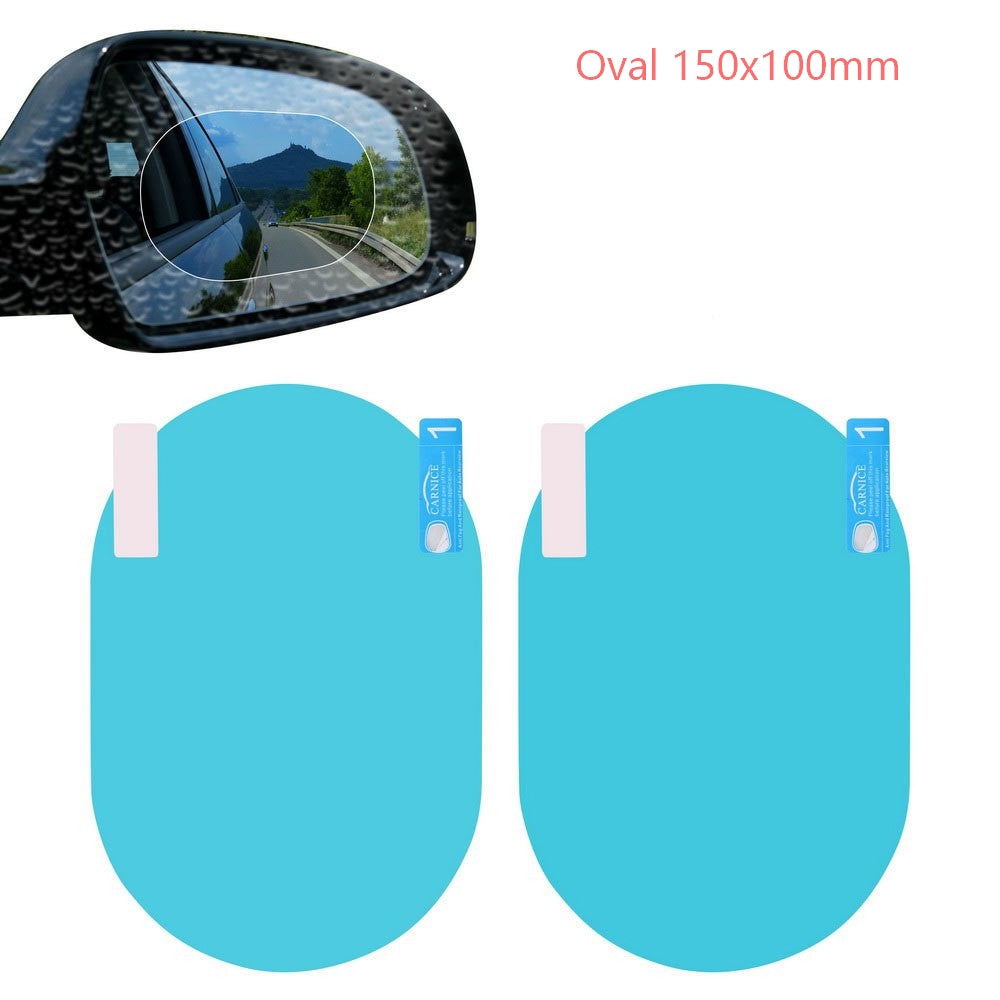 Style: Oval, Color: Blue-150x100mm, Size:  - Anti-Moist Waterproof Side Mirror Sticker - Premium Car Stickers from Rapidvehicles - Just $9.99! Shop now at Rapidvehicles