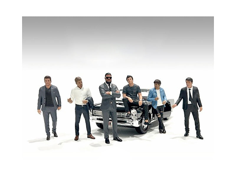 "Gentlemen's Club" 6 piece Figure Set for 1/24 Scale Models by American Diorama - Premium Figures from American Diorama - Just $76.99! Shop now at Rapidvehicles