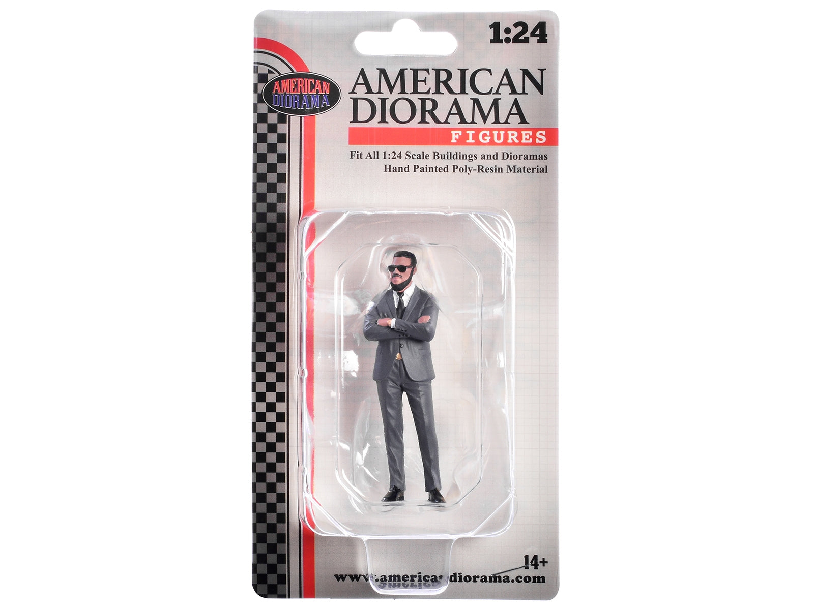 "Gentlemen's Club" Figure 2 for 1/24 Scale Models by American Diorama - Premium Figures from American Diorama - Just $22.99! Shop now at Rapidvehicles