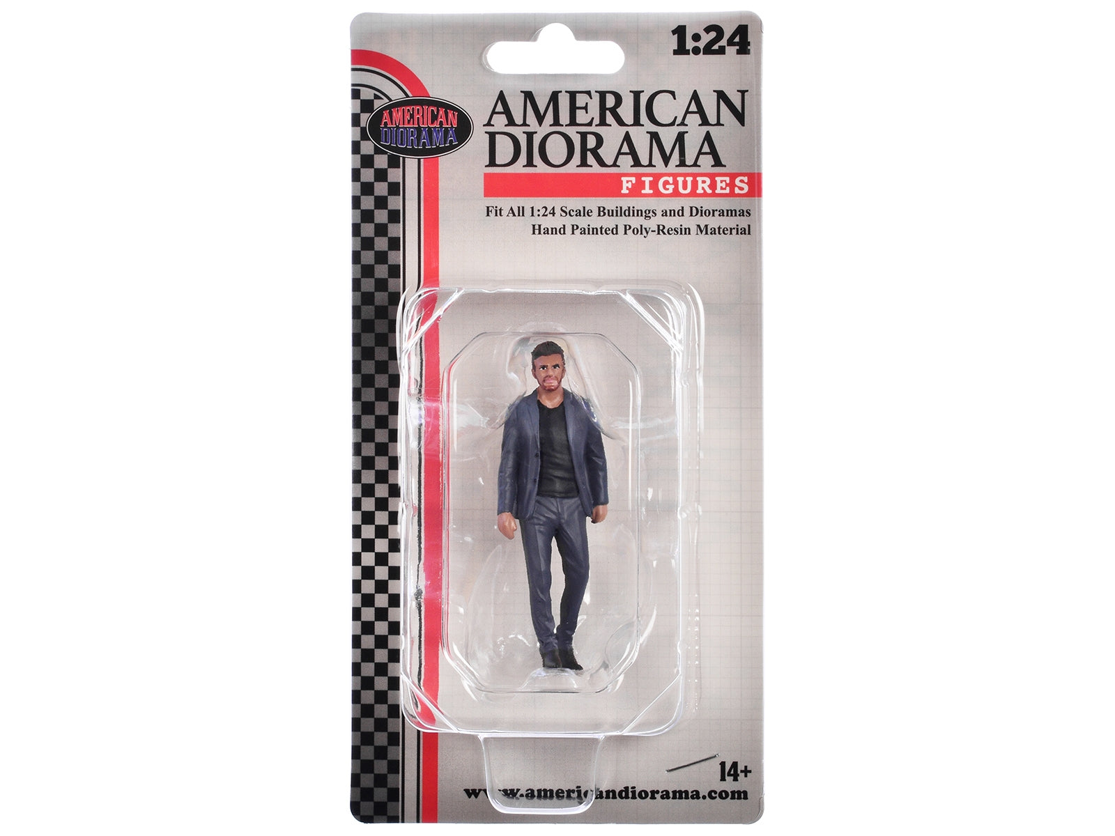 "Gentlemen's Club" Figure 4 for 1/24 Scale Models by American Diorama - Premium Figures from American Diorama - Just $22.99! Shop now at Rapidvehicles