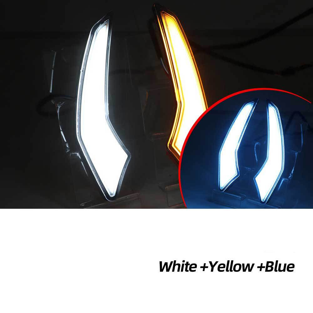 Color: Light guide - LED Streamer Daytime ABS Driving Front Fog - Premium Car Lights from Rapidvehicles - Just $100.99! Shop now at Rapidvehicles