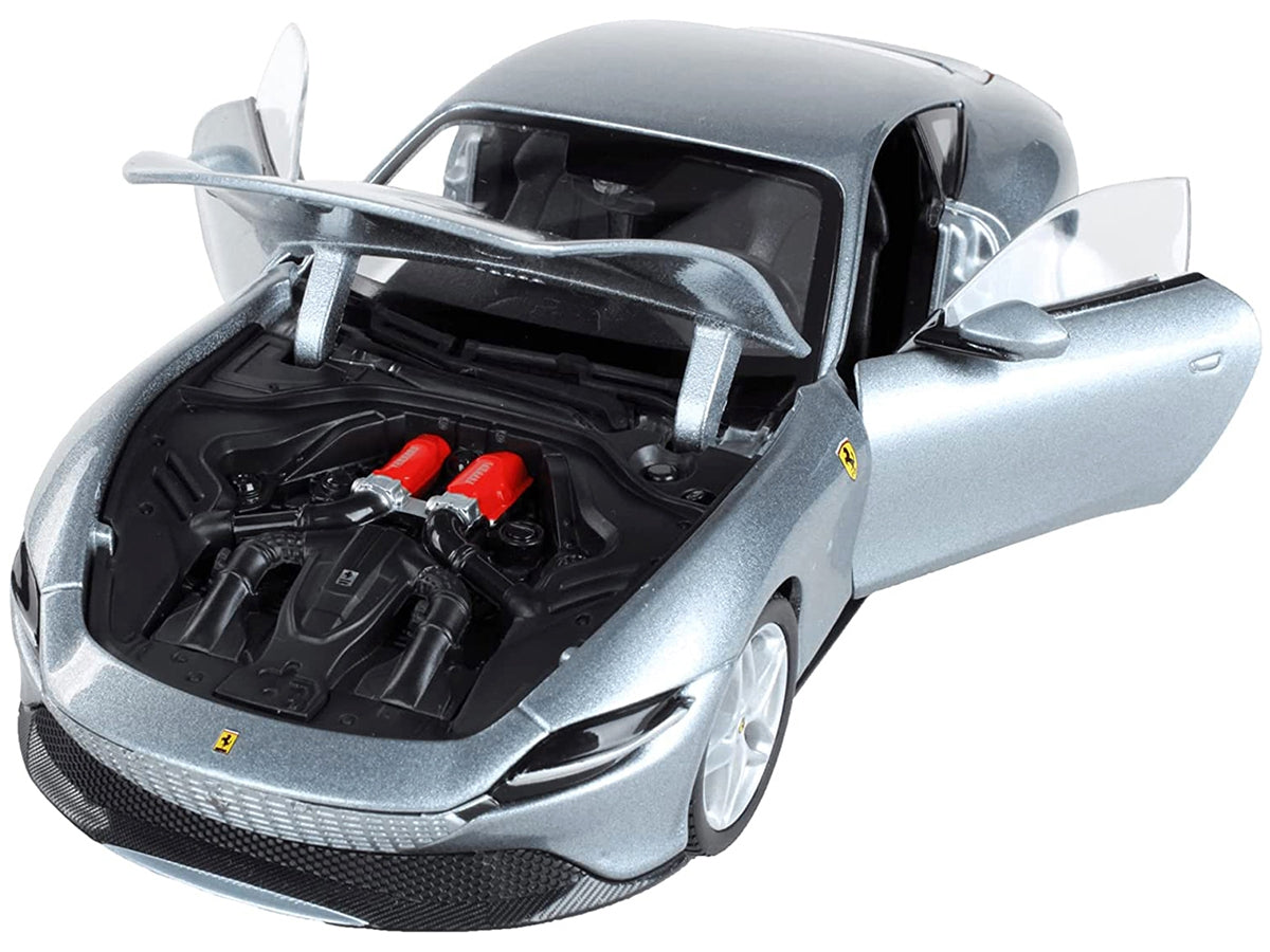 Ferrari Roma Gray Metallic "Race + Play" Series 1/24 Diecast - Premium Ferrari Models from Bburago - Just $51.44! Shop now at Rapidvehicles