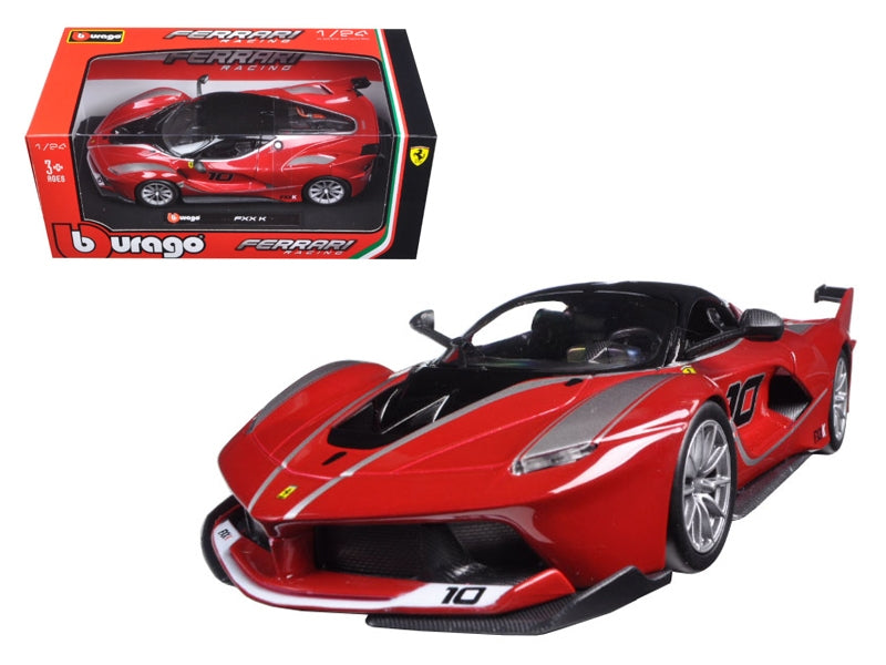 Ferrari Racing FXX-K #10 Red 1/24 Diecast Model Car by Bburago - Premium Ferrari Models from Bburago - Just $56.69! Shop now at Rapidvehicles