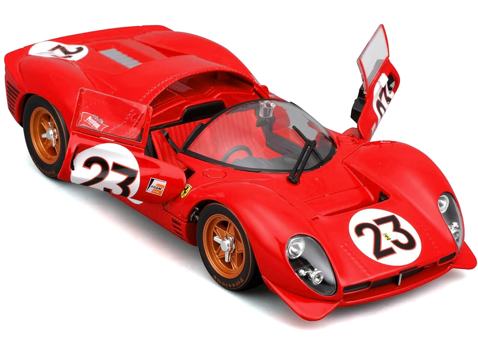 Ferrari 330 P4 #23 Lorenzo Bandini - Chris Amon "Ferrari S.P.A." - Premium Ferrari Models from Bburago - Just $54.99! Shop now at Rapidvehicles