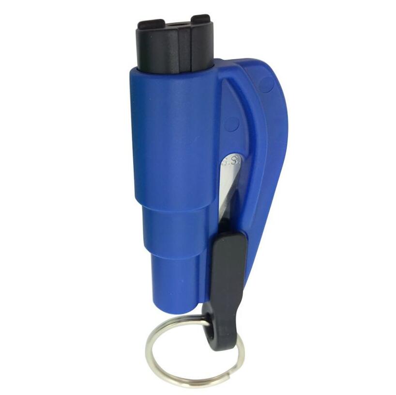 Color: blue - 3 in 1 Emergency Mini Hammer Safety Auto Car Window - Premium Other Maintenance Products from Rapidvehicles - Just $8.99! Shop now at Rapidvehicles