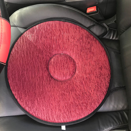 Color: Claret - 360 Degree Rotation Cushion Mats for Chair Car - Premium Stowing Tidying from Rapidvehicles - Just $23.99! Shop now at Rapidvehicles