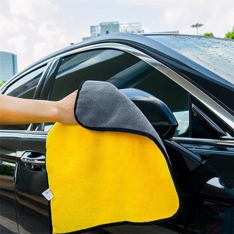 Size: 2pc 30x60 - Two-color Couble-sided Car Dual-use Cleaning - Premium Other Exterior Accessories from Rapidvehicles - Just $17.99! Shop now at Rapidvehicles