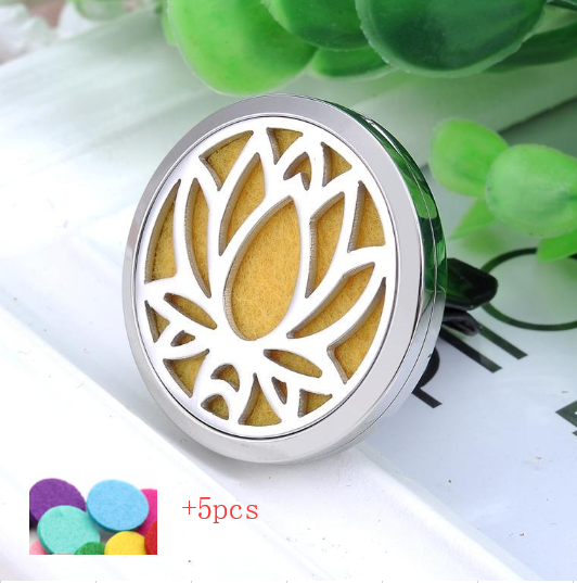 Lotus Flower Aromatherapy Car Diffuser Locket - Premium Key Case for Car from Rapidvehicles - Just $37.79! Shop now at Rapidvehicles