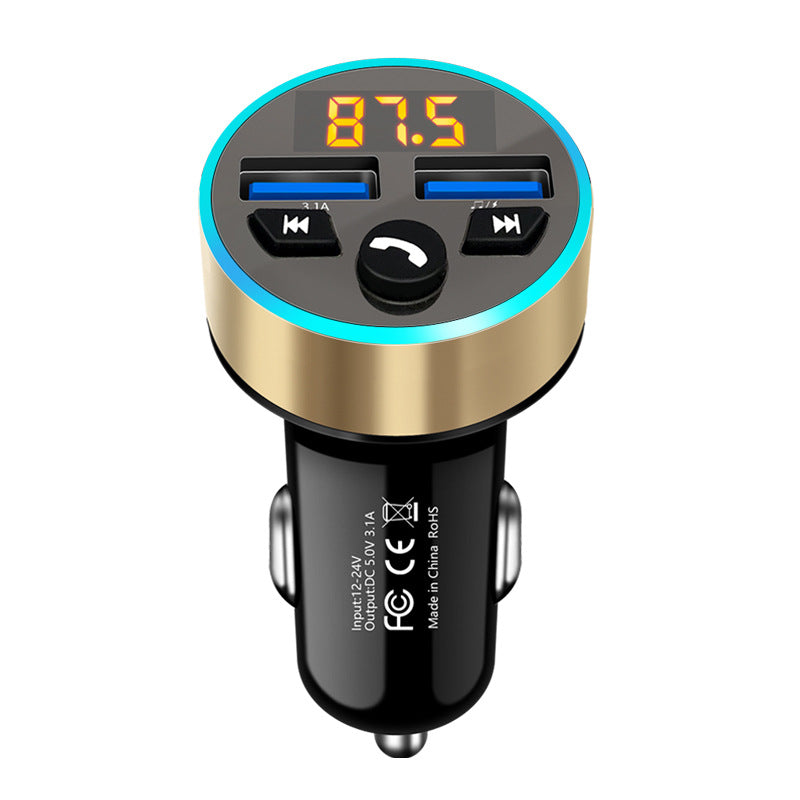 Color: Gold, Style: Bluetooth - Car mp3 bluetooth player - Premium Interior Parts from Rapidvehicles - Just $16.99! Shop now at Rapidvehicles