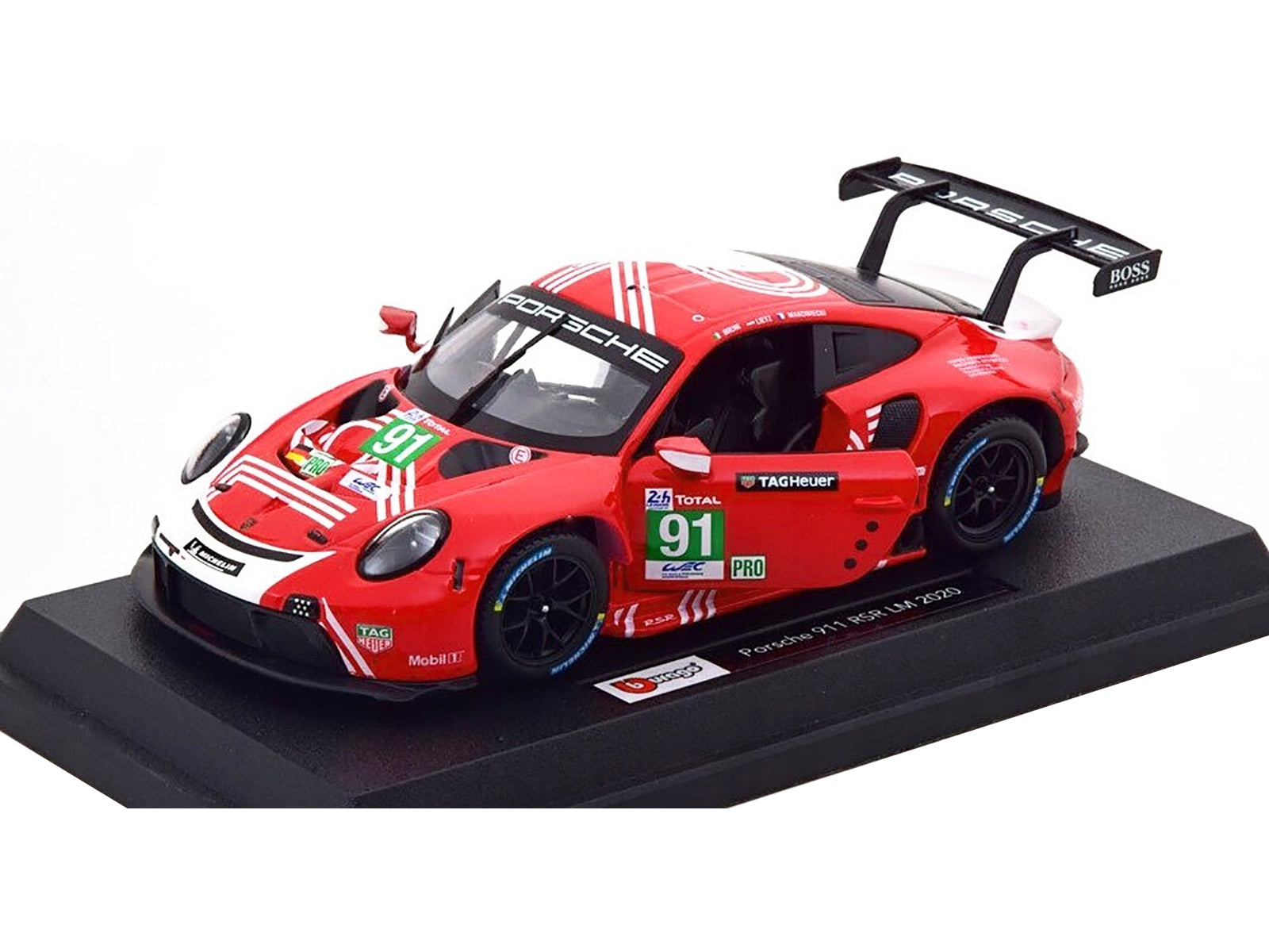 Porsche 911 RSR #91 Gianmaria Bruni - Richard Lietz - Frederic Makowiecki "Porsche GT Team" 24 Hours of Le Mans (2020) 1/24 Diecast Model Car by Bburago - Premium Porsche Models from Bburago - Just $51.44! Shop now at Rapidvehicles