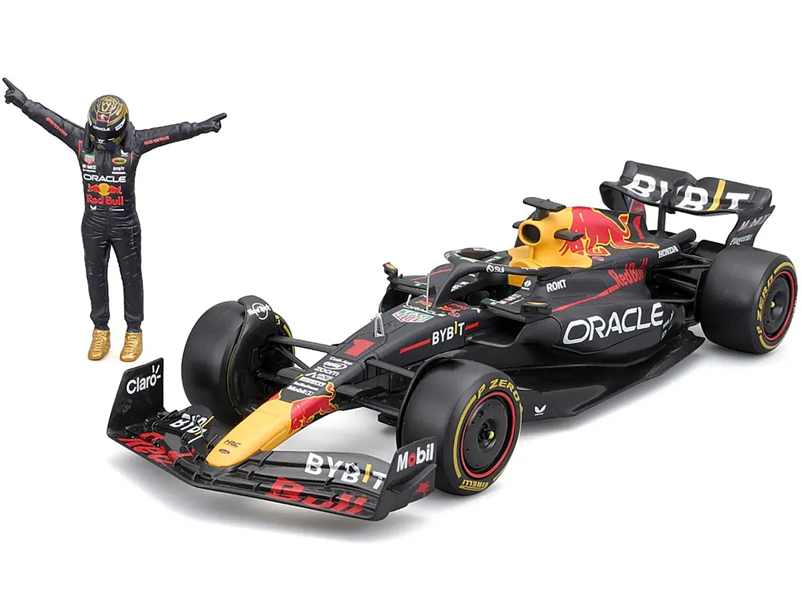 Red Bull Racing RB19 #1 Max Verstappen "Oracle" Winner Formula One F1 Championship "Drivers' Champion" (2023) with Driver Figure 1/24 Diecast Model Car by Bburago - Premium Formula 1 Models from Bburago - Just $61.06! Shop now at Rapidvehicles