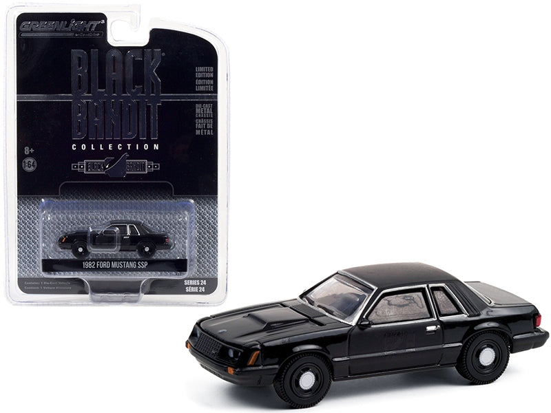 1982 Ford Mustang SSP "Black Bandit Police" "Black Bandit" SeriesFREE SHIPPING IN US - Premium Mustang Models from Greenlight - Just $26.09! Shop now at Rapidvehicles