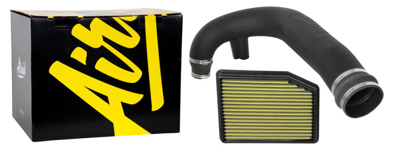 Airaid 19-20 Chevrolet Silverado 1500 L4-2.7L Jr Intake Kit - Oiled / Yellow Media 205-794