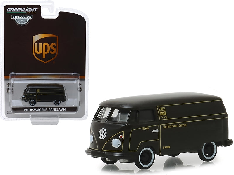 Volkswagen Panel Van Dark Brown "United Parcel Service" (UPS) "Hobby Exclusive" 1/64 Diecast Model Car by Greenlight - Premium Volkswagen Models from Greenlight - Just $22.99! Shop now at Rapidvehicles