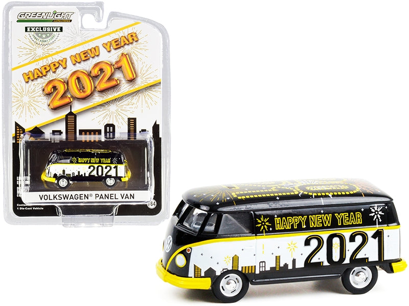 Volkswagen Panel Van "Happy New Year 2021" "Hobby Exclusive" 1/64 - Premium Volkswagen Models from Greenlight - Just $23.39! Shop now at Rapidvehicles