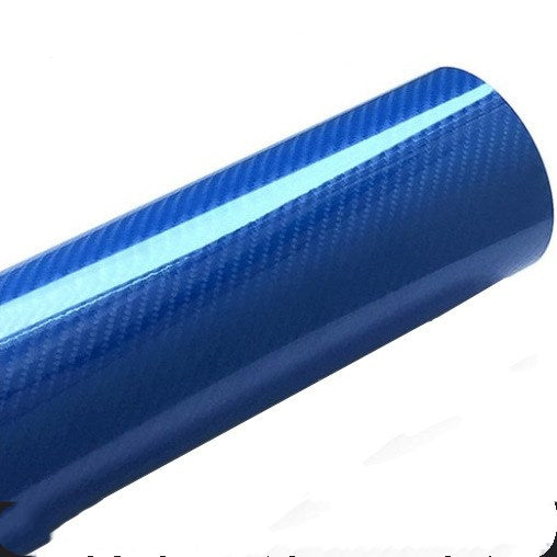 Color: Blue, Size: 152X30CM - Glossy 3D carbon fiber veneer - Premium Car Stickers from Rapidvehicles - Just $32.99! Shop now at Rapidvehicles