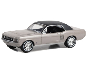 1967 Ford Mustang Coupe "She Country Special - Bill Goodro Ford Denver Colorado" Autumn Smoke with Black Top "Hobby Exclusive" Series 1/64 Diecast Model Car by Greenlight - Premium Mustang Models from Greenlight - Just $23.45! Shop now at Rapidvehicles