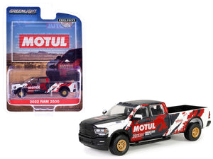 2022 Ram 2500 Pickup Truck "MOTUL Tekma Performance Diesel Oil" White and Black with Graphics "Hobby Exclusive" Series 1/64 Diecast Model Car by Greenlight - Premium Pickup Trucks Models from Greenlight - Just $24.25! Shop now at Rapidvehicles